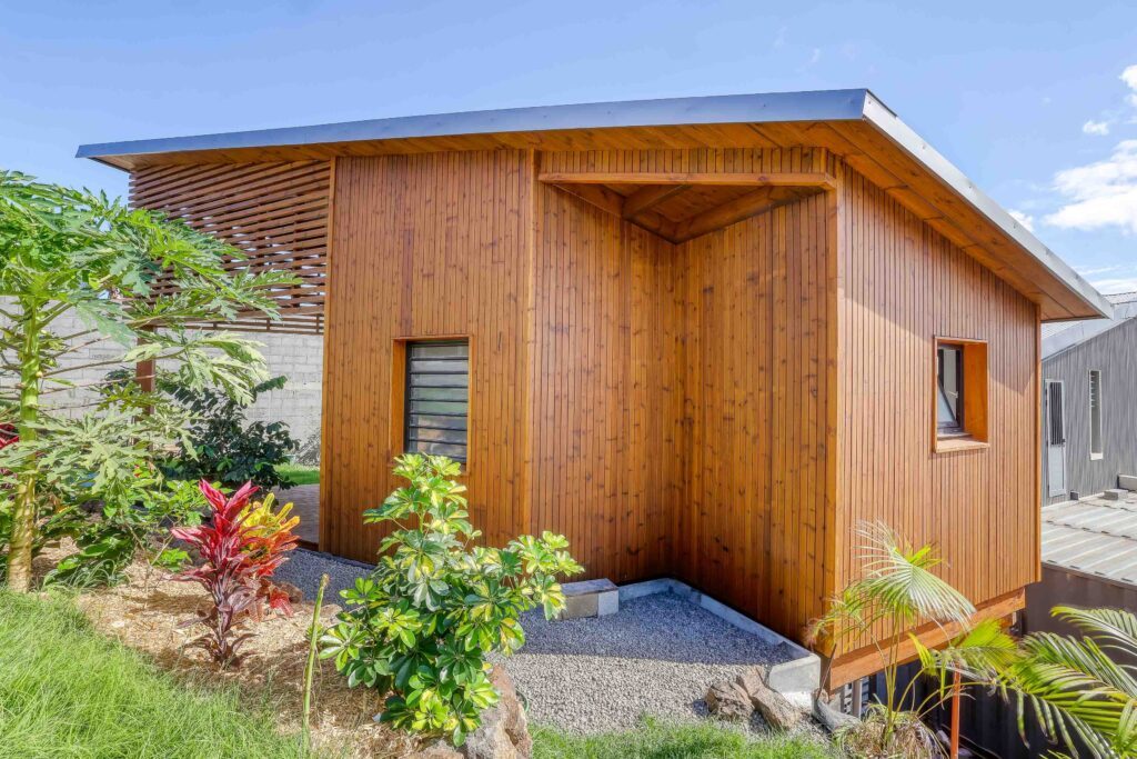 Extension en bois d'une maison à Saint-Gilles